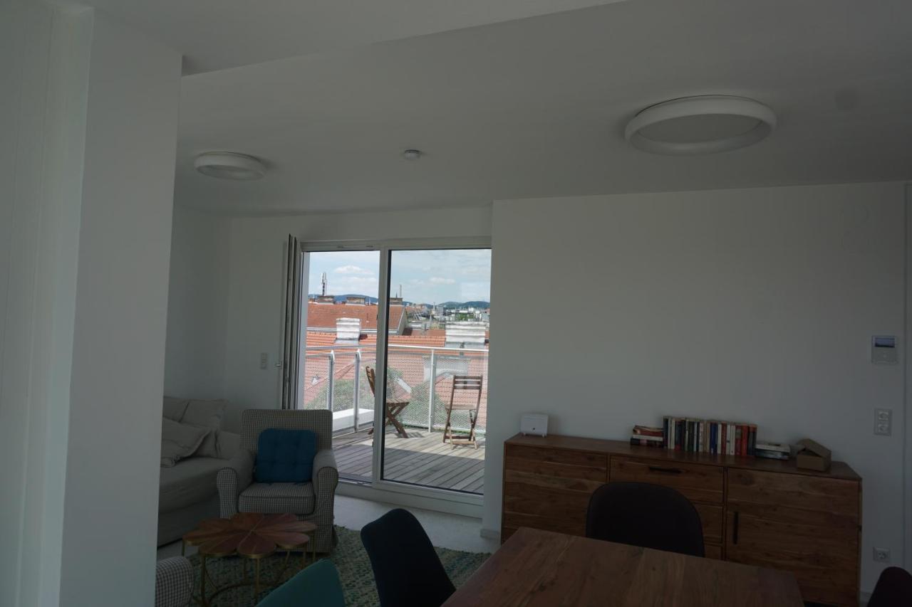 Augartenblick Penthauscombo 15/16 - Blick Zum Riesenrad Διαμέρισμα Βιέννη Εξωτερικό φωτογραφία
